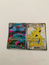 Carte pokemon ( Gloom, Tyranitar EX)