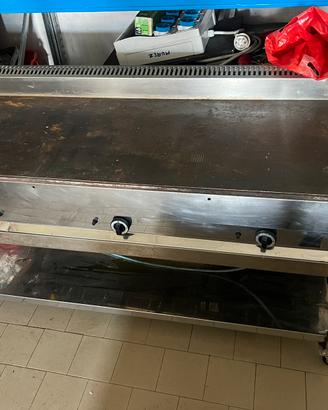 Piastra piadina a gas Pollini