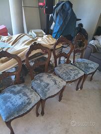 4 sedie/poltrone 