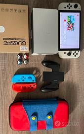 Switch Oled + Zelda BOTW + Mario Kart 8