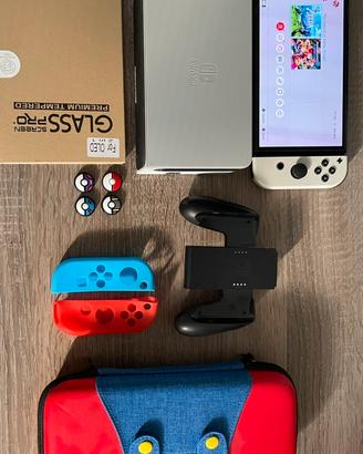 Switch Oled + Zelda BOTW + Mario Kart 8