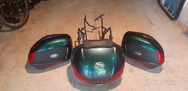 kit borse laterali e bauletto  