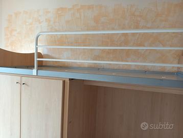 Cameretta con letto a castello