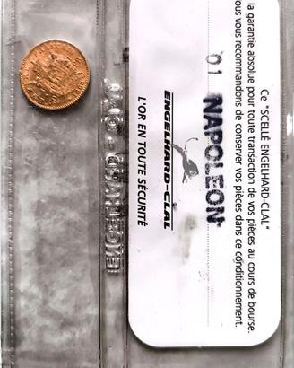 Moneta d'oro Napoleon III 