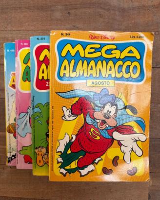 MEGA ALMANACCO TOPOLINO n. 344-375-388-418