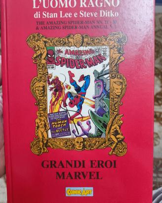 L'UOMO RAGNO VOL 3 GRANDI EROI MARVEL COMIC ART