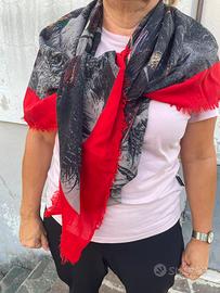 Sciarpa Foulard rosso