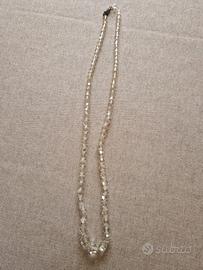 collana perline trasparenti 