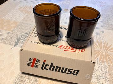 BICCHIERI BIRRA ICHNUSA COFANETTO COLLEZIONE 2025