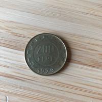Moneta 200 lire 1979 Italia