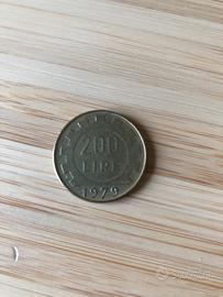 Moneta 200 lire 1979 Italia