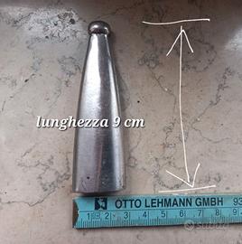 Puntale acciaio per fodero militare
