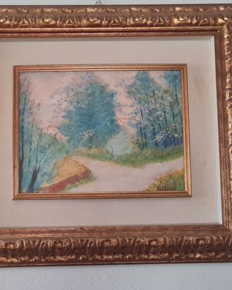 Quadro con splr dida cornice
