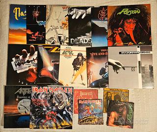 Lotto stock vinili LP metal hard rock  maiden acdc