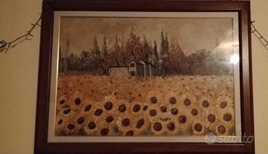 quadro  girasoli 