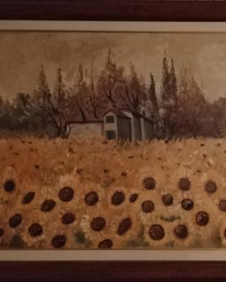 quadro  girasoli 