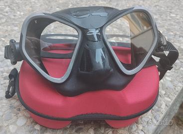 maschera sub apnea pesca C4 carbon condor