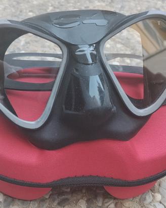 maschera sub apnea pesca C4 carbon condor