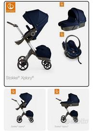 Passeggino STOKKE XPLORY BLU  TRIO