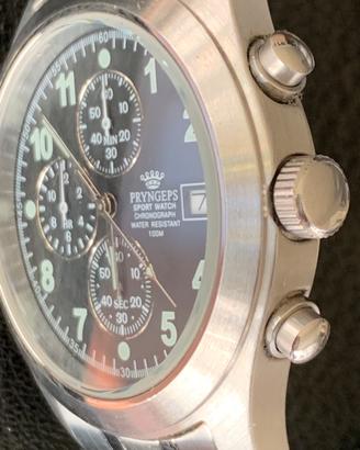 PRYNGEPS Chronograph - vintage - 39mm - eccellente