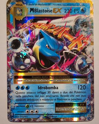 Carta Pokemon MEGA MBlastoiseEX 22/108 MINT