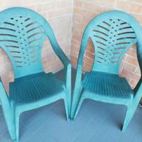 Sedie in plastica impilabili