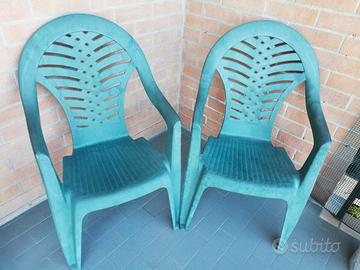 Sedie in plastica impilabili