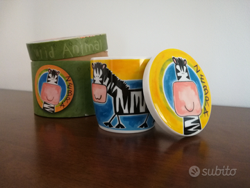 Tazza Mug con coperchio zebra