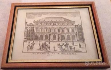 Stampa Palazzo di città,piazza Derek a Torino