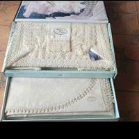 Completo letto 5 pezzi 100% cotone nuovo, 