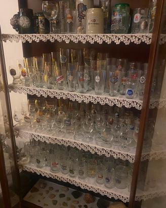 Collezione bicchieri birra