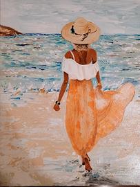 Quadro ad olio"The blonde Sea"