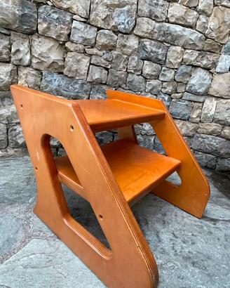 Scaletta in legno 2 gradini