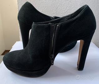 Stiavletti neri tacco 12 marca Guja