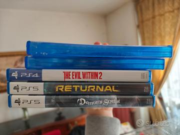 Lotto giochi ps5 e ps4