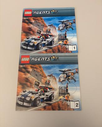 lego agents 8634 istruzioni originali