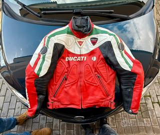 Giacca in pelle Dainese Ducati taglia 52