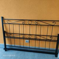 Struttura letto in fero piu rete