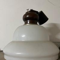 Lampadario vintage a campana