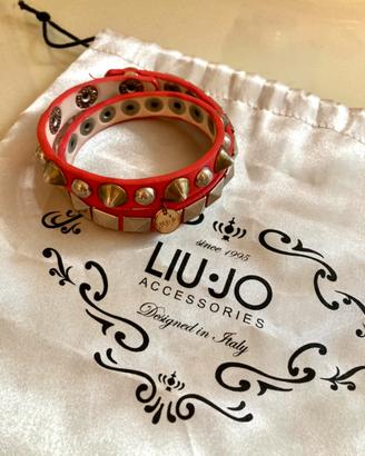 Bracciale Liu Jo in ecopelle con borchie