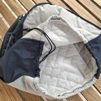 Sacca custodia casco moto e rete elastica “ragno”