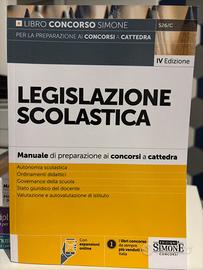 Libro legislazione scolastica edizioni SIMONE
