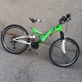 BICICLETTA BIAMMORTIZZATA 24 POLLICI 