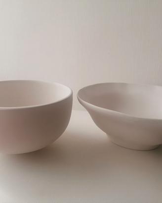 Coppia Vasi Ciotole Terracotta per Piante