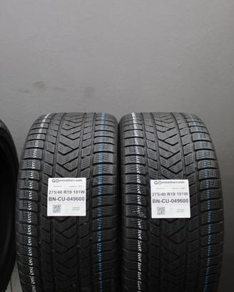 2 Pneumatici 275/40 R19 Pirelli Sottozero 3 (Mgt)