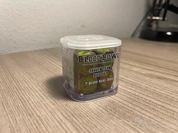 Set dadi Blood Bowl Skaven team marrone e verde