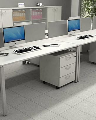 2 TAVOLI DA UFFICIO 8 POSTAZIONI