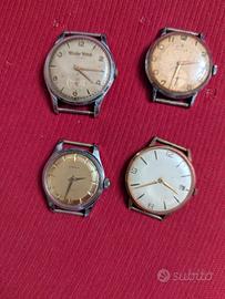 Orologi da polso e da taschino d'epoca anni 50 -60