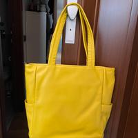 Moleskine borsa doppi manici gialla