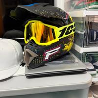 Casco Moto+Mascherina NUOVO